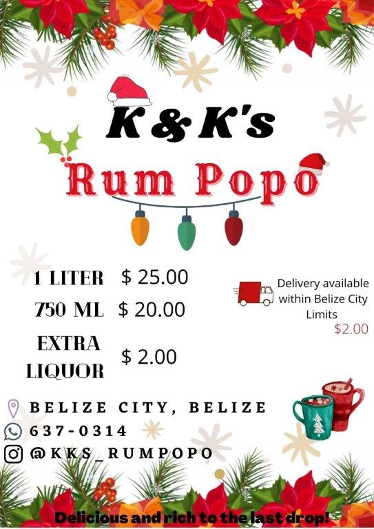 K & K's Rum Popo > Food & Meals > Belize City > Belize Buy & Sell