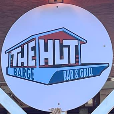 The Hut Barge Bar & Grill in Belize